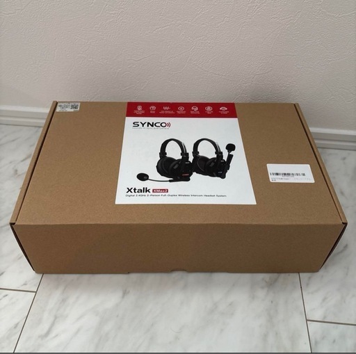 SYNCO XTALK XMAX2 ワイヤレスインカ厶 ヘッドセット 2人用