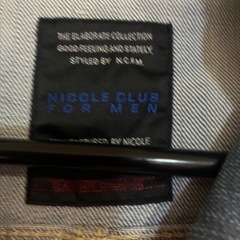 NICOLE CLUB FOR MENデニムジャケットの画像