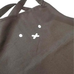 ミッフィー　エプロン　ブラウンの画像