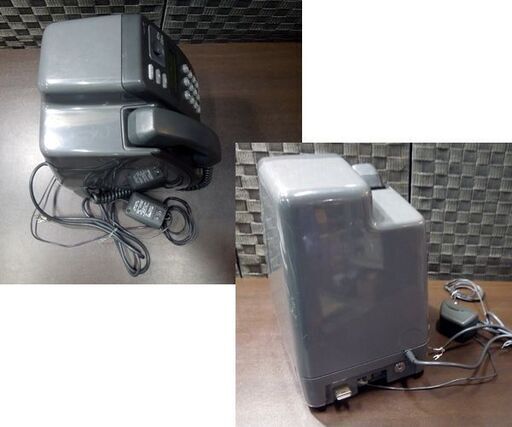 平成レトロ NTT プッシュ式 公衆電話 グレー 鍵無し PT-1PN TEL 1990年