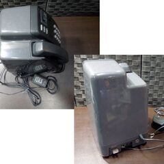 平成レトロ NTT プッシュ式 公衆電話 グレー 鍵無し PT-1PN TEL 1990年製 動作未確認 ジャンク品 オブジェ 撮影小道具 札幌市 新道東店の画像