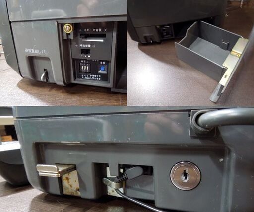 平成レトロ NTT プッシュ式 公衆電話 グレー 鍵無し PT-1PN TEL 1990年