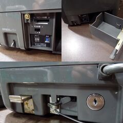 平成レトロ NTT プッシュ式 公衆電話 グレー 鍵無し PT-1PN TEL 1990年製 動作未確認 ジャンク品 オブジェ 撮影小道具 札幌市 新道東店の画像