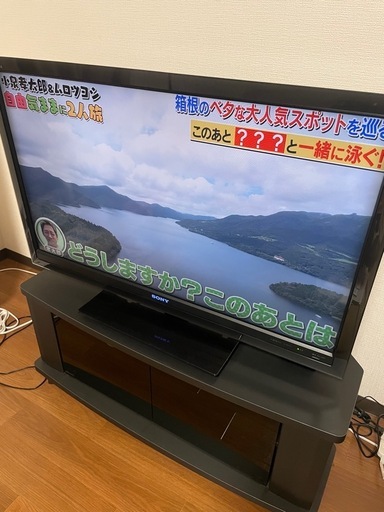 ソニーBRAVIA　40型テレビとテレビ台