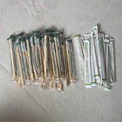 使い捨て箸 フォーク スプーン ストロー まとめ売りセットの画像