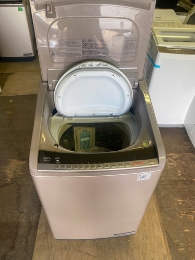 NO B517?福岡市内配送設置無料✨?BW-DV100C 縦型洗濯乾燥機 ビートウォッシュ シャンパン [洗濯10.0kg /乾燥5