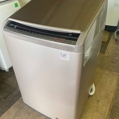 NO B517🌈福岡市内配送設置無料✨🌈BW-DV100C 縦型洗濯乾燥機 ビートウォッシュ シャンパン [洗濯10.0kg /乾燥5.5kg /ヒーター乾燥(水冷・除湿タイプ) /上開き] 2019年の画像