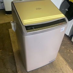 NO B517🌈福岡市内配送設置無料✨🌈BW-DV100C 縦型洗濯乾燥機 ビートウォッシュ シャンパン [洗濯10.0kg /乾燥5.5kg /ヒーター乾燥(水冷・除湿タイプ) /上開き] 2019年の画像