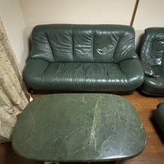 ソファ　大理石テーブル　応接セット
の画像
