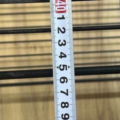 棚・シェルフ　色：ブラック　高さ167cm　横121.5cm　奥行56cm　中古品の画像