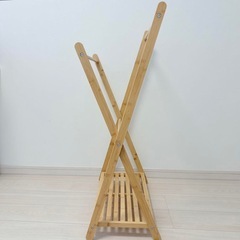 無印良品　ラック付きタオルハンガーの画像
