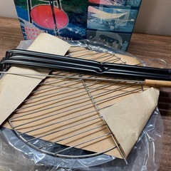 新品 組み立て式 BBQグリル 小型 バーベキューグリルの画像