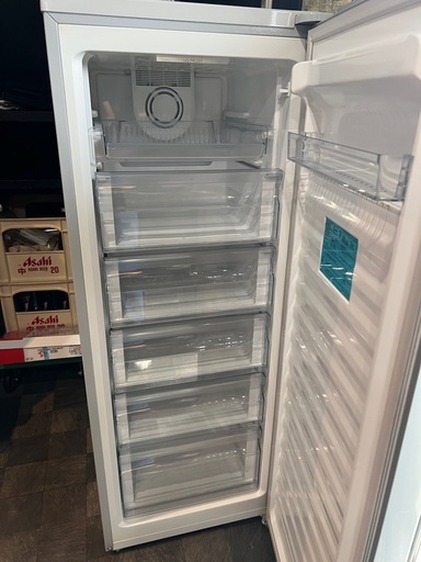 ハイアール 153L シルバー 冷凍ストッカー ファン式冷却