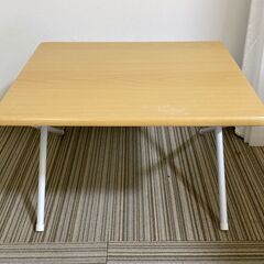 M   折りたたみコンパクトデスク フレッタ LBR ローテーブルの画像
