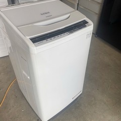  NO B527🌈福岡市内配送設置無料✨🌈洗濯機 7.0kg HITACHI 日立 BW-V70BE5-W エアジェット乾燥 部屋干し 自動おそうじ の画像