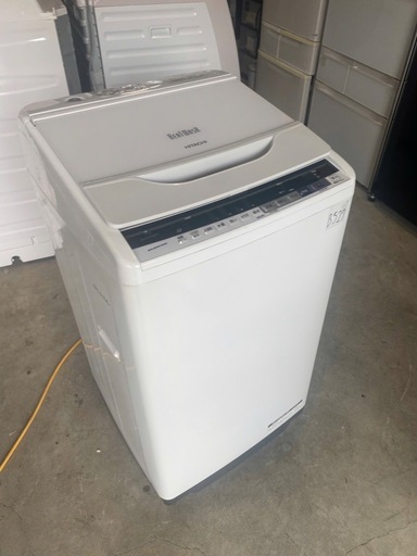  NO B527?福岡市内配送設置無料✨?洗濯機 7.0kg HITACHI 日立 BW-V70BE5-W エアジェット乾燥 部屋干し