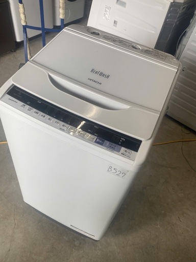  NO B527?福岡市内配送設置無料✨?洗濯機 7.0kg HITACHI 日立 BW-V70BE5-W エアジェット乾燥 部屋干し