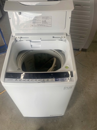  NO B527?福岡市内配送設置無料✨?洗濯機 7.0kg HITACHI 日立 BW-V70BE5-W エアジェット乾燥 部屋干し