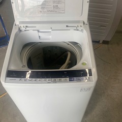  NO B527🌈福岡市内配送設置無料✨🌈洗濯機 7.0kg HITACHI 日立 BW-V70BE5-W エアジェット乾燥 部屋干し 自動おそうじ の画像