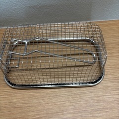 ケユカ　ステンレス角型揚げざるの画像