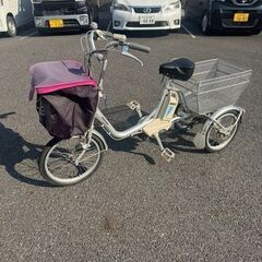 激安 電動アシスト機能付三輪車の画像