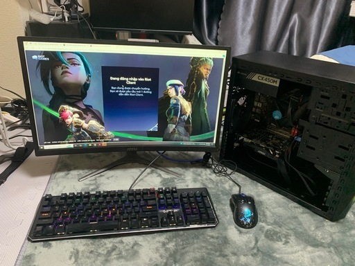 ケーミングPC セットモニター24