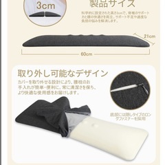 腰痛 クッション 腰枕 就寝用 低反発 腰痛改善 グッズ 睡眠用 プレゼントの画像