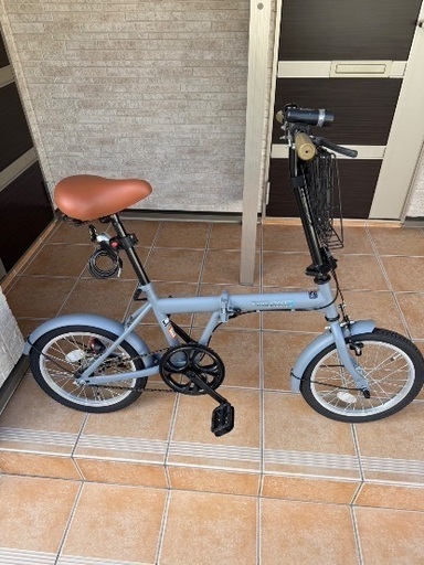 〔AIJYUCYCLE-アイジュサイクル〕16インチ折りたたみ自転車 美品