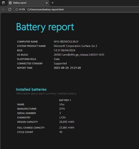 Microsoft SurfaceGo2 corem 8100Y 8GB/128GB 本体のみ 美品中古