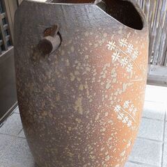 陶器　傘立ての画像
