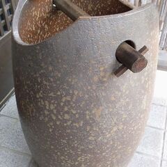 陶器　傘立ての画像