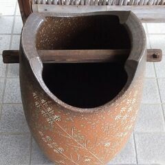 陶器　傘立ての画像