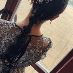 お呼ばれドレスの画像