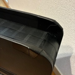 折りたたみ式ロングスツール（ブラック）ベンチの画像
