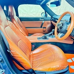マツダ ロードスター 幌 オープンカー 革シート シートカバー ローダウン 車検ありの画像