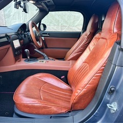 マツダ ロードスター 幌 オープンカー 革シート シートカバー ローダウン 車検ありの画像