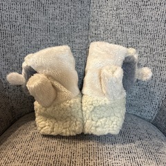 【未使用】もふもふ手袋の画像