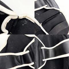 COBRA コブラ レッグガード THICK PAD SHIN GUARD シンガード レガース L ブラック×イエロー キックボクシング ムエタイ 格闘技の画像