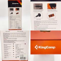 【未使用】KingCamp キングキャンプ ポータブルシャワー ソーラー シャワー 20L オレンジ KA4288 キャンプ アウトドア 海水浴の画像