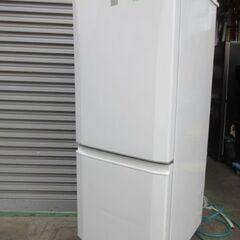 R320　三菱　2ドア冷蔵庫　146L　右開き　ホワイト