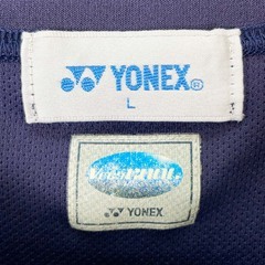 ヨネックス 長袖 ゲームシャツ ベリークール L ネイビー YONEX バドミントンウェア テニスの画像