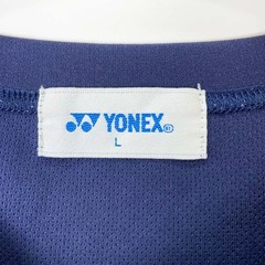 ヨネックス SJリーグ 半袖 Tシャツ L ネイビー/レッド YONEX バドミントンウェア テニスの画像