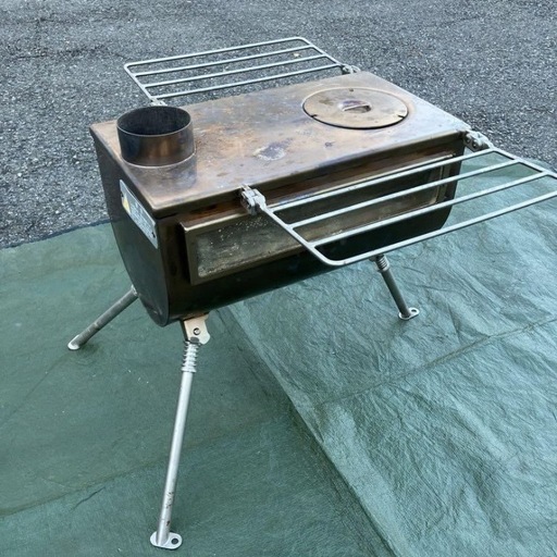 【Lサイズ】テンマクデザイン　ウッドストーブサイドビュー