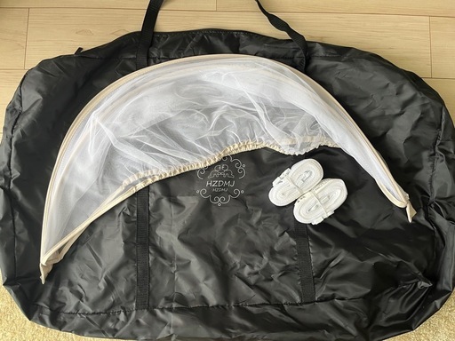 【美品、2024年】HZDMJ ベビーベッド 折りたたみ