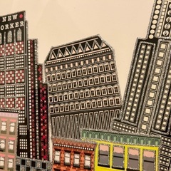 ニューヨーク チェルシーマーケット購入 アート イラスト ポスターの画像