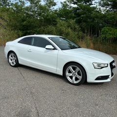 美車！車検たっぷり！希少アウディ A5クーペ 2.0 TFSi クワトロ 4WD 純正ナビ/地デジTV/ETC/バックカメラ/レザーシート/シートヒーター/純正アルミ/Pソナーの画像