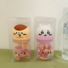 新品未開封　ちいかわ キャンディボトル 2本セット　ちいかわ　くりまんじゅうの画像