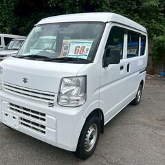 (ID6631)総額65万円　H29(2017)年式　スズキ　エブリイバン　5AGS　白　走行85,571km 総額68万円の画像
