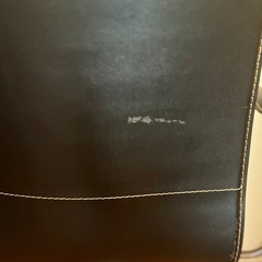 Francfranc 黒レザーチェアの画像