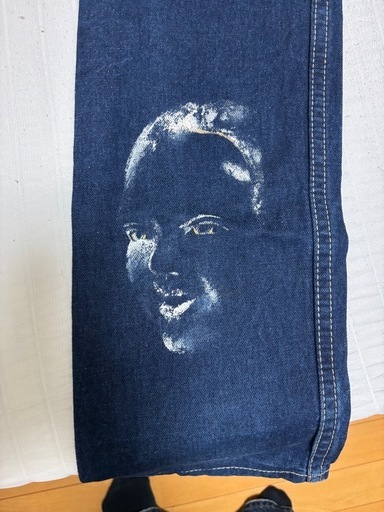 Levi's リーバイス ジーンズ 和柄 般若 ペイント デニム 501